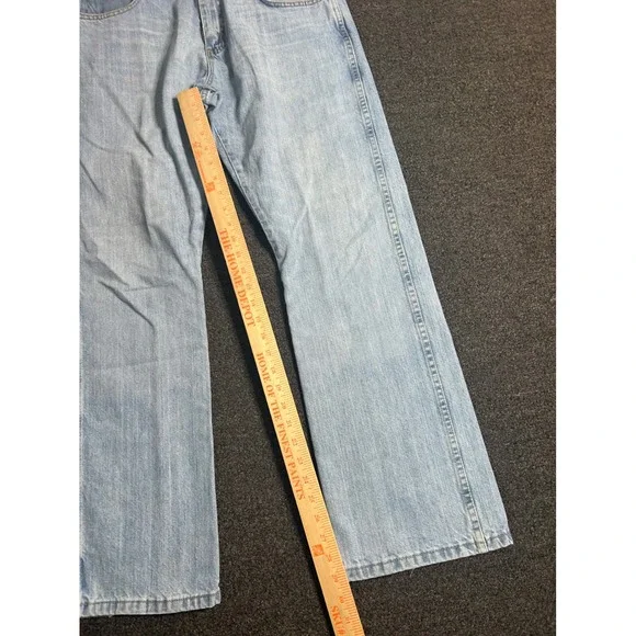Wrangler Retro Relaxed Bootcut Blue Jeans Mens 34x32 Denim Western Cowboy Ranch - Picture 4 of 10
